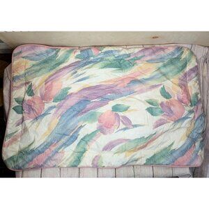 Croscill Bedding King? Pillow Sham Floral Garden Pastel Colorful ONE